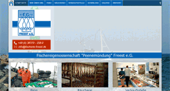 Desktop Screenshot of fischerei-freest.de